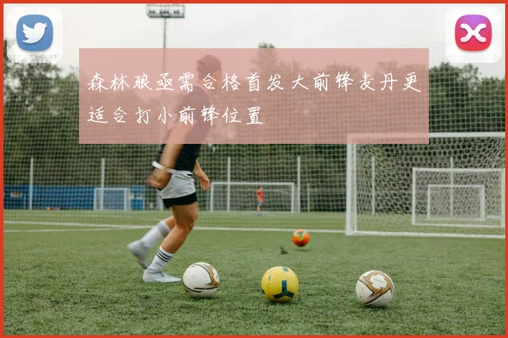 森林狼亟需合格首发大前锋麦丹更适合打小前锋位置